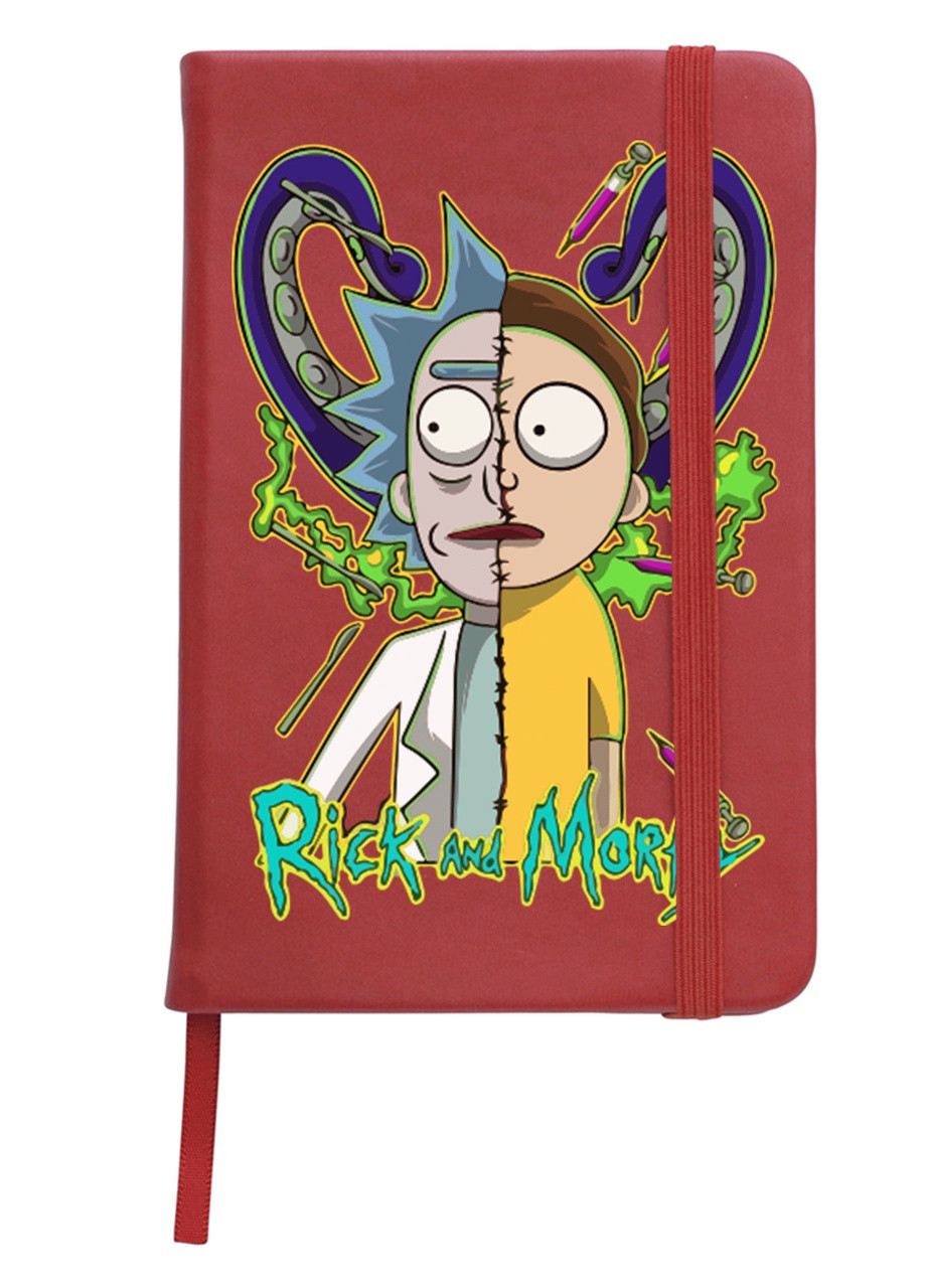 Блокнот А5 Рік Санчез Рік та Морті (Rick Sanchez Rick and Morty) Червоний (92228-2935-RD) MobiPrint (257322176)