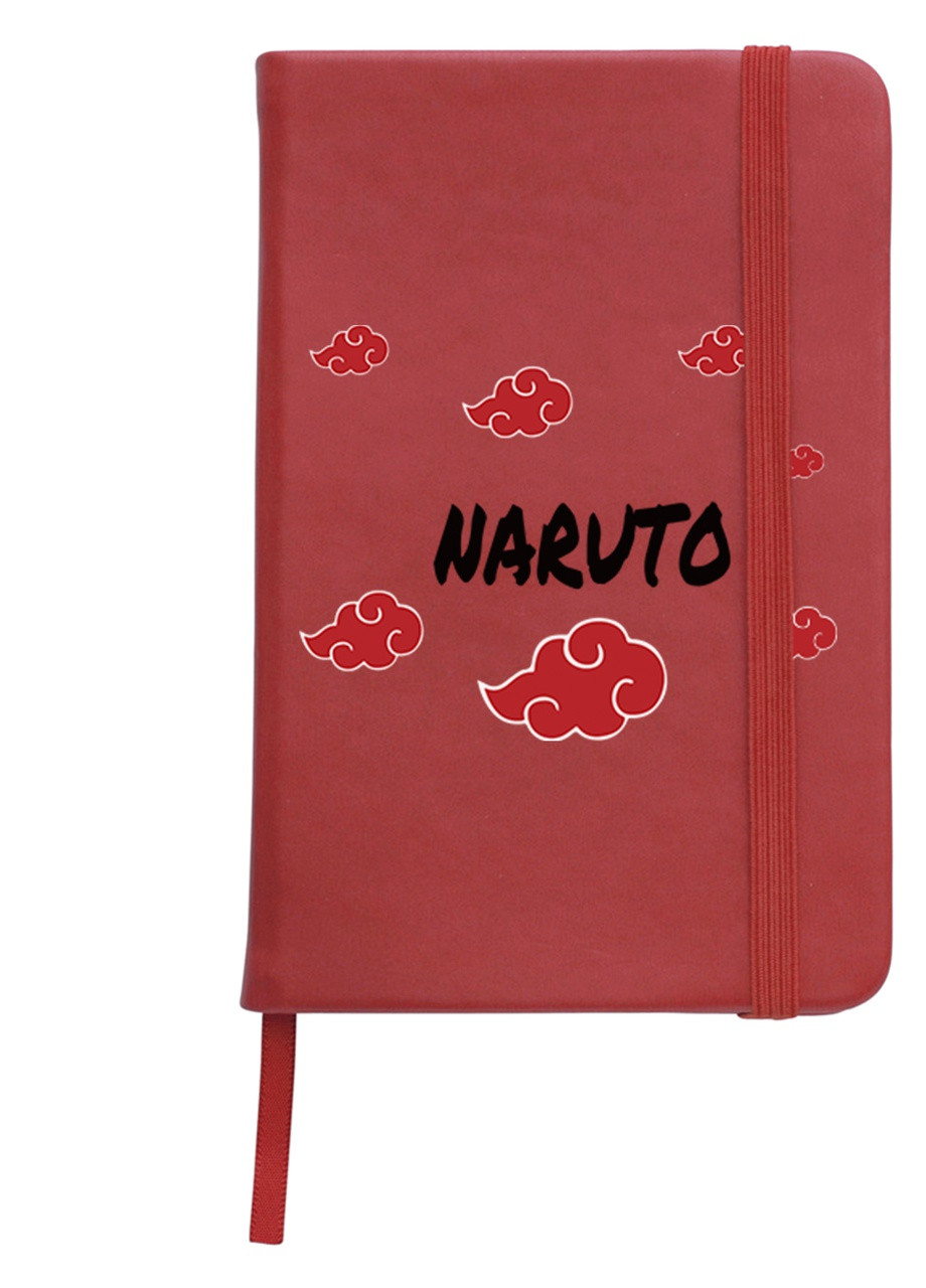 Блокнот А5 Хмара Акацукі Наруто (Akatsuki Naruto) Червоний (92228-3053-RD) MobiPrint (257325572)