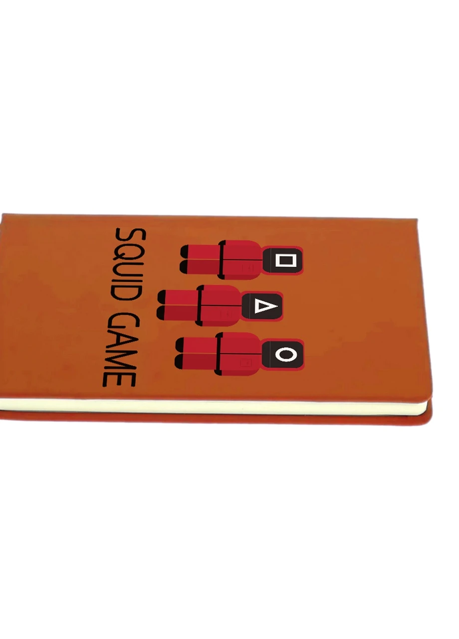 Блокнот А5 Солдаты Игра в кальмара (Squid Game) Оранжевый (92228-3364-OG) MobiPrint (257325727)