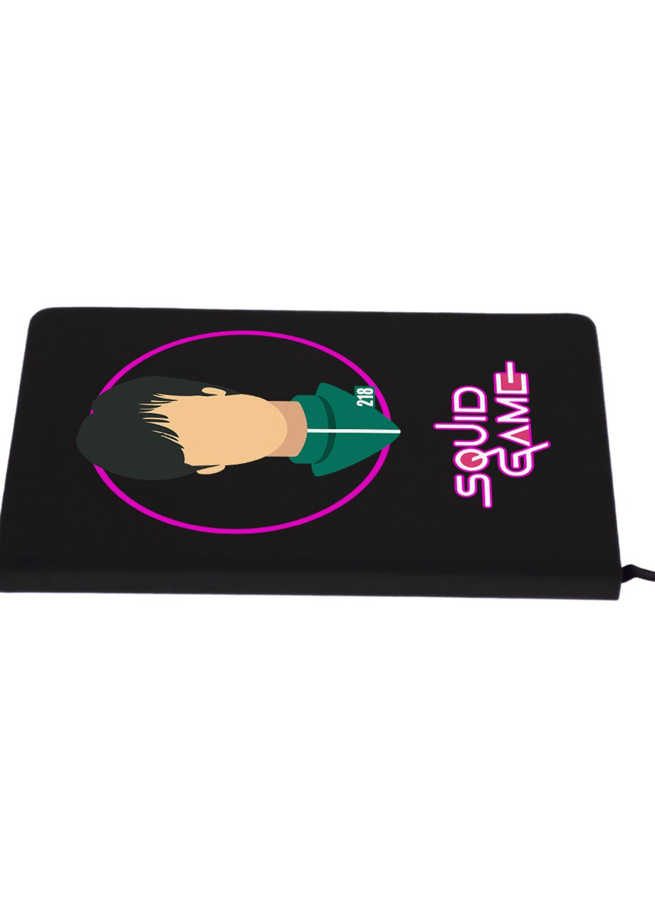 Блокнот А5 Парк Хае-су ес чо Санг-ву Гра в кальмара (Squid Game) Чорний (92228-3353-BK) MobiPrint (257325174)