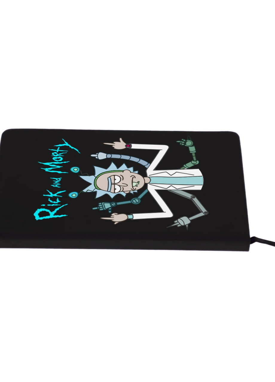 Блокнот А5 Рік Санчез Рік та Морті (Rick Sanchez Rick and Morty) Чорний (92228-2948-BK) MobiPrint (257324568)