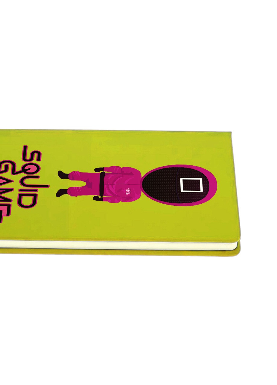 Блокнот А5 Квадрат Офіцер Гра в кальмара (Squid Game) Салатовий (92228-3360-LM) MobiPrint (257323980)