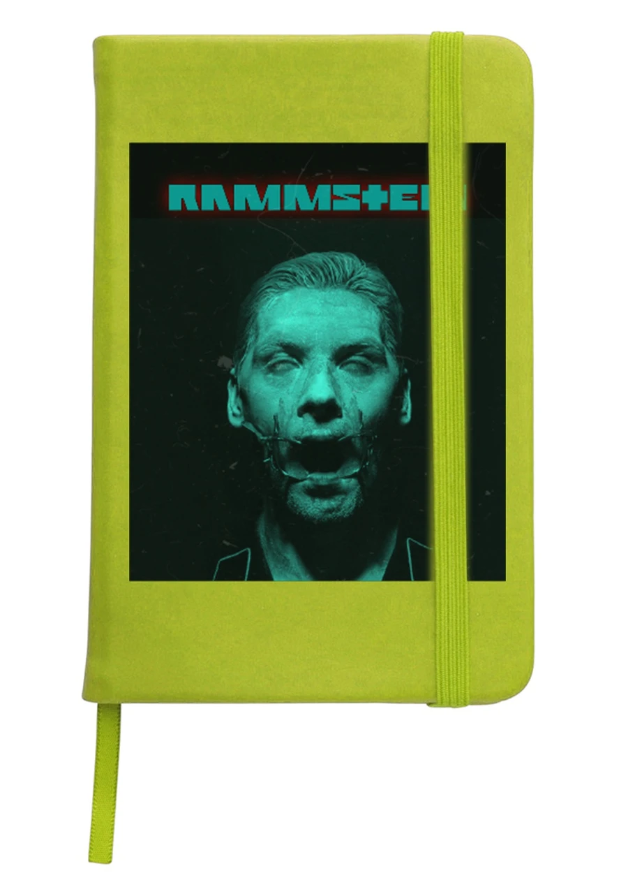 Блокнот А5 Рамштайн (Rammstein) Салатовий (92228-2974-LM) MobiPrint (257323109)