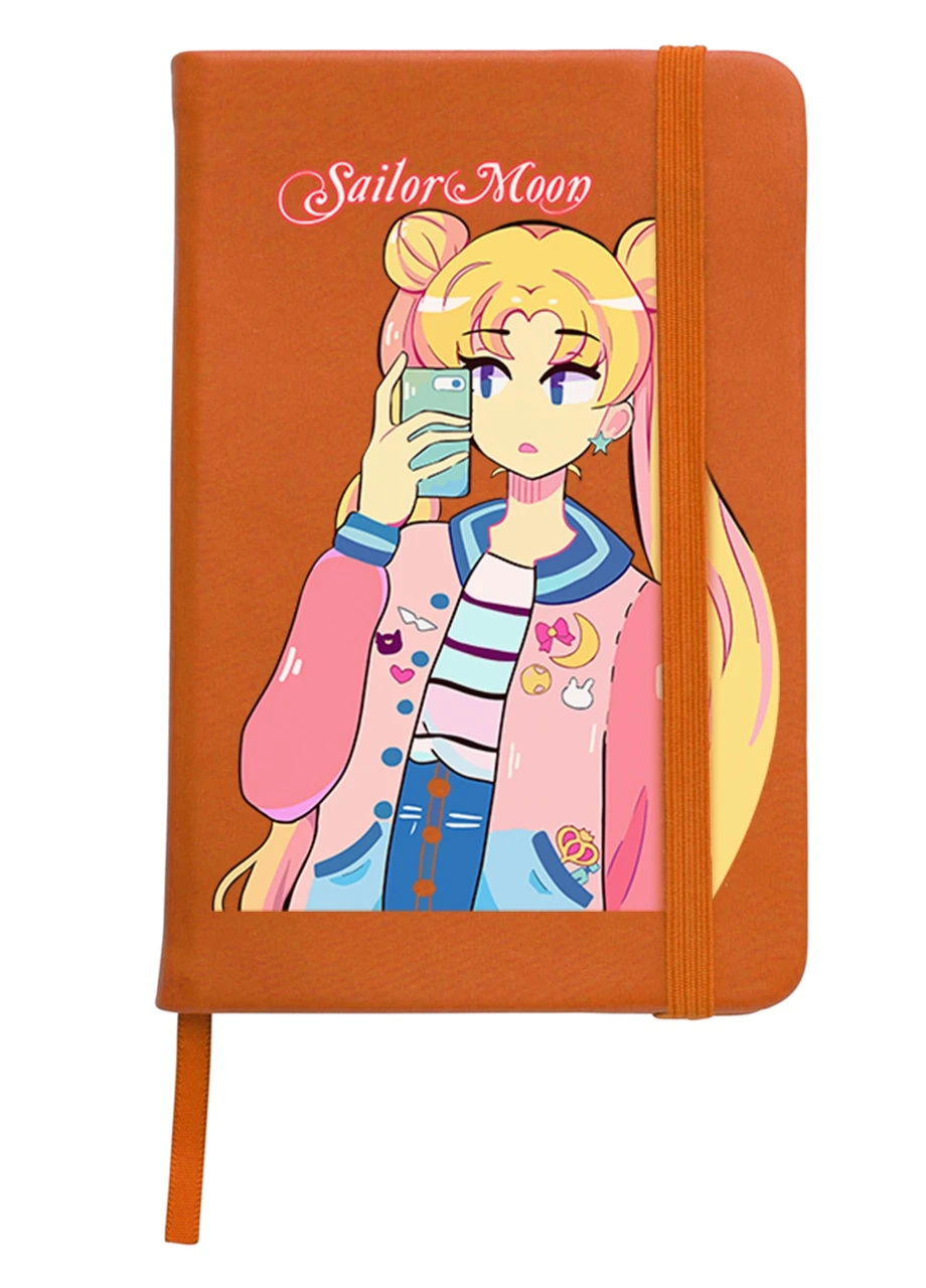 Блокнот А5 Сейлор Мун (Sailor Moon) Оранжевый (92228-2924-OG) MobiPrint (257324003)
