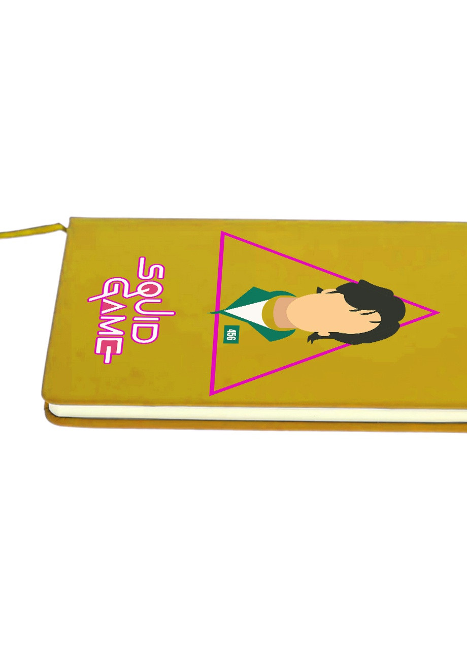 Блокнот А5 Ли Чжунг-Чжае эс Сонг ги–хун Игра в кальмара (Squid Game) Желтый (92228-3356-SY) MobiPrint (257325827)