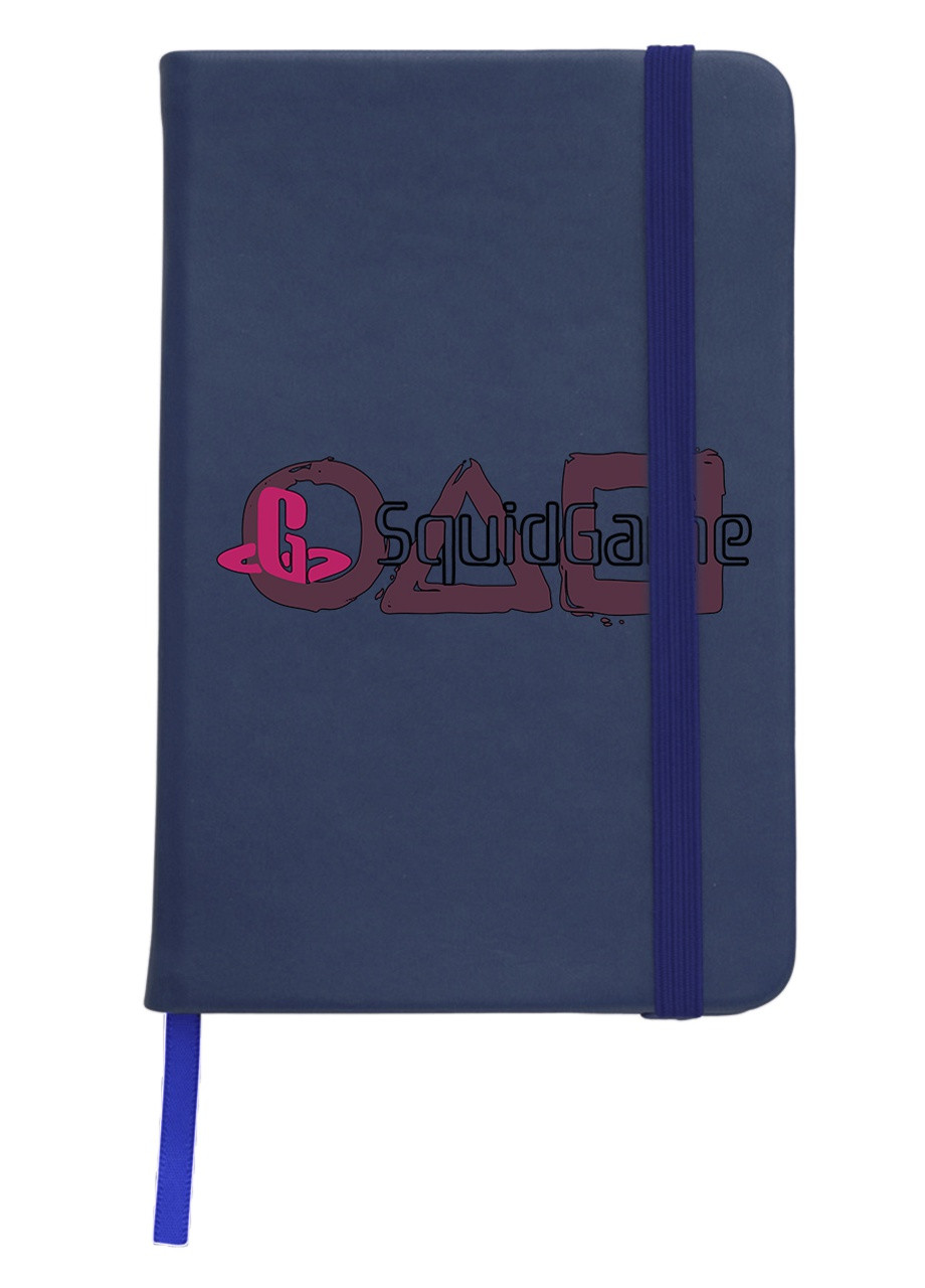 Блокнот А5 Игра в кальмара (PlayStation Squid Game) Темно-синий (92228-3369-NB) MobiPrint (257322530)