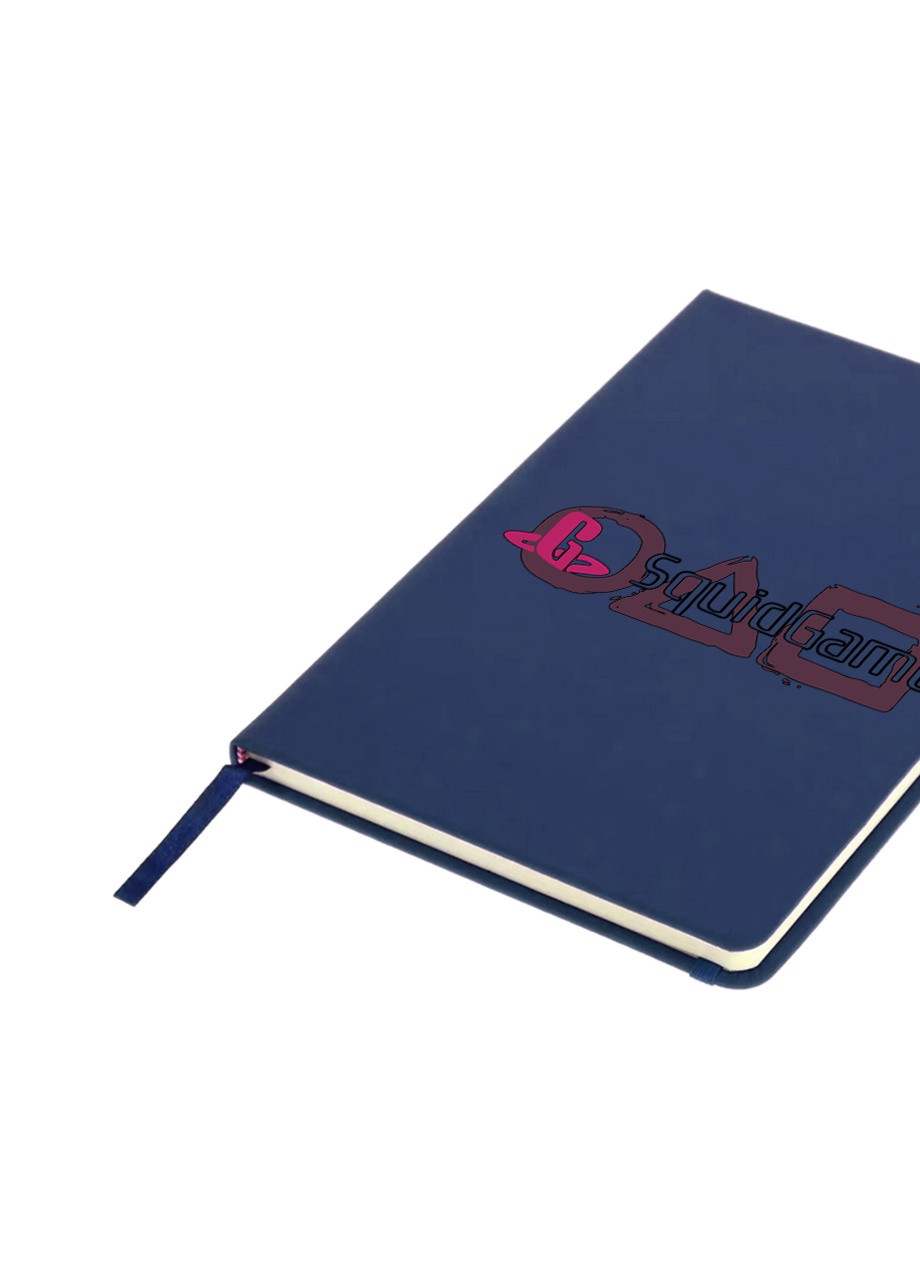 Блокнот А5 Игра в кальмара (PlayStation Squid Game) Темно-синий (92228-3369-NB) MobiPrint (257322530)