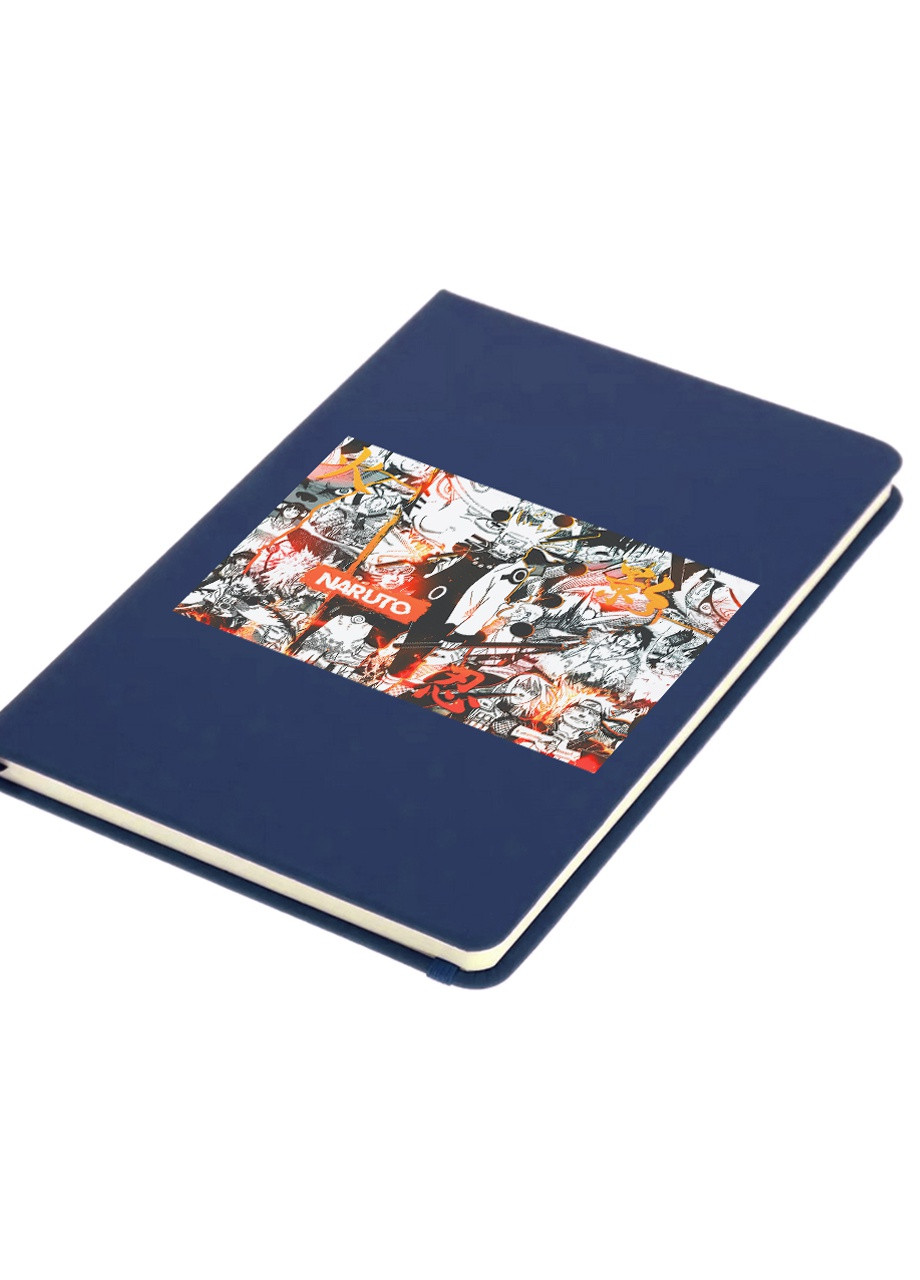Блокнот А5 Наруто (Naruto) Темно-синий (92228-3110-NB) MobiPrint (257323308)