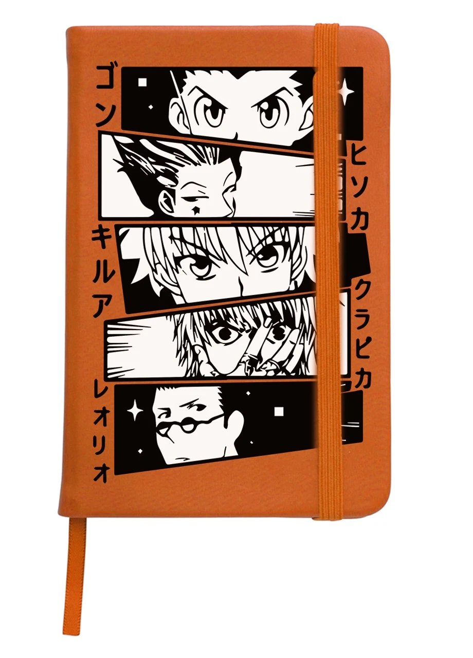 Блокнот А5 Охотник на Охотник (Hunter X Hunter) Оранжевый (92228-3340-OG) MobiPrint (257326534)