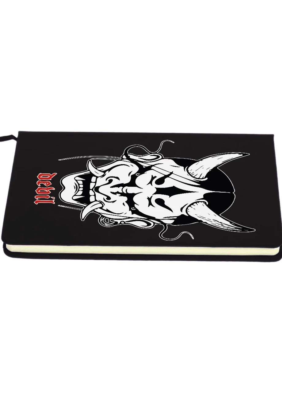 Блокнот А5 Японська маска демона (Japanese demon mask) Чорний (92228-3328-BK) MobiPrint (257324326)