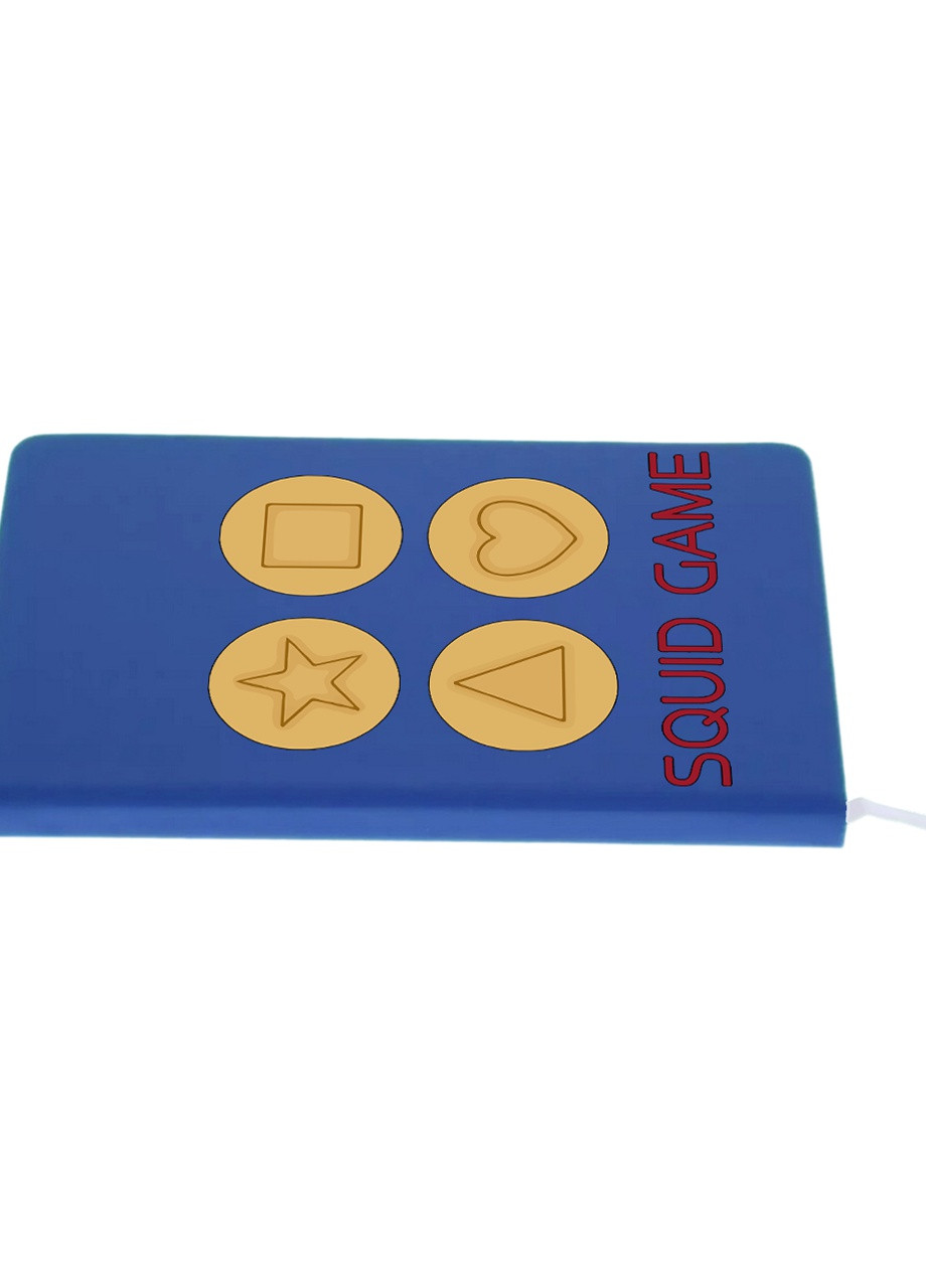 Блокнот А5 Печиво Гра в кальмара (Squid Game) Світло-блакитний (92228-3372-SK) MobiPrint (257325223)