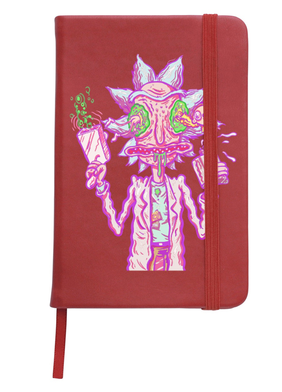 Блокнот А5 Рік Санчез Рік та Морті (Rick Sanchez Rick and Morty) Червоний (92228-2944-RD) MobiPrint (257322155)