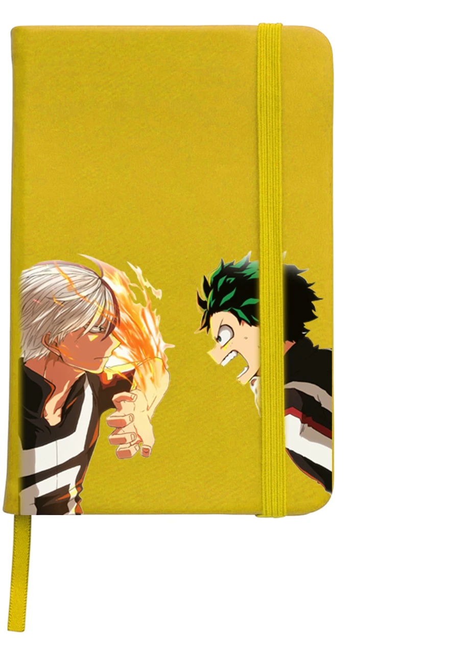Блокнот А5 Моя геройська академія (My Hero Academia) Жовтий (92228-3060-SY) MobiPrint (257325934)