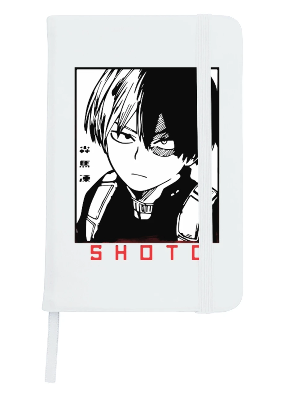 Блокнот А5 Шото Моя геройская академия ( Shoto My Hero Academia) Белый (92228-3051-WT) MobiPrint (257321720)