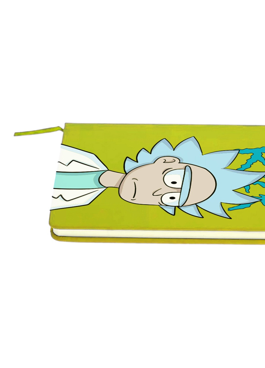Блокнот А5 Рік Санчез Рік та Морті (Rick Sanchez Rick and Morty) Салатовий (92228-2929-LM) MobiPrint (257325252)