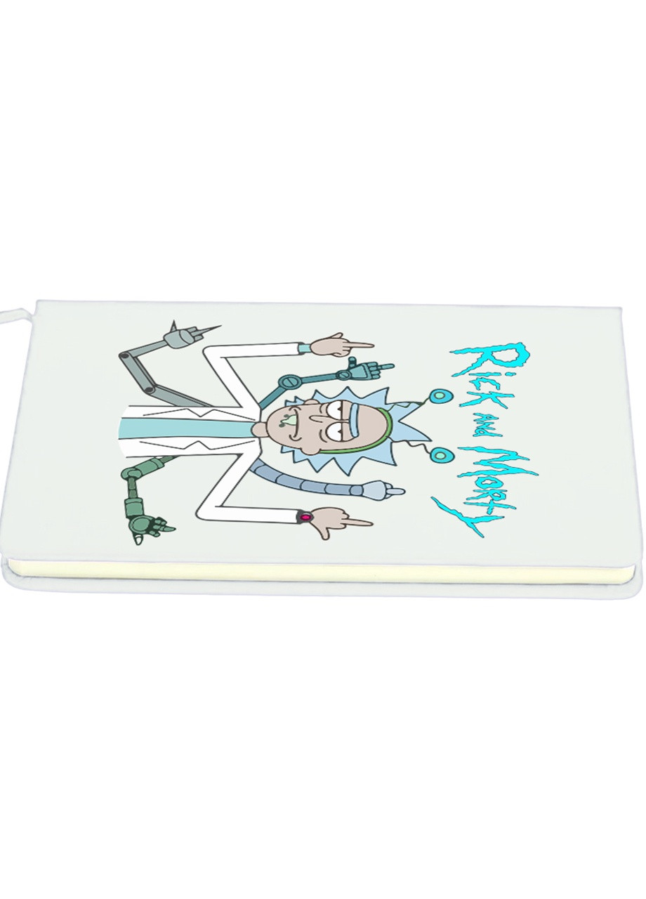 Блокнот А5 Рік Санчез Рік та Морті (Rick Sanchez Rick and Morty) Білий (92228-2948-WT) MobiPrint (257322006)