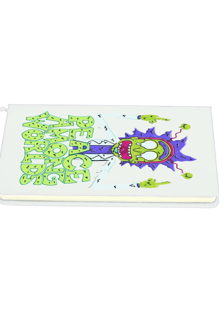 Блокнот А5 Рік Санчез Рік та Морті (Rick Sanchez Rick and Morty) Білий (92228-2941-WT) MobiPrint (257324936)