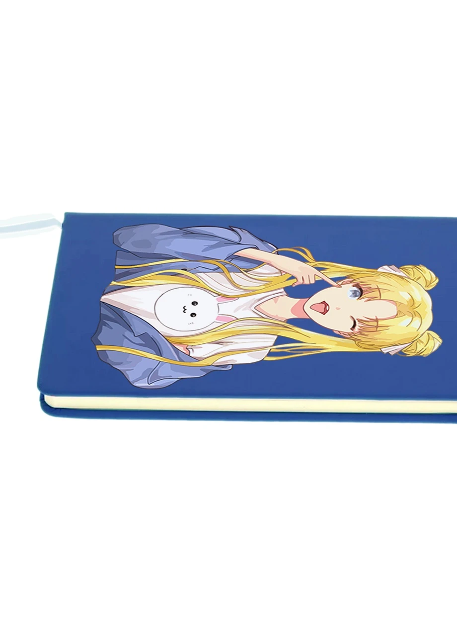Блокнот А5 Сейлор Мун (Sailor Moon) Светло-голубой (92228-2925-SK) MobiPrint (257324357)