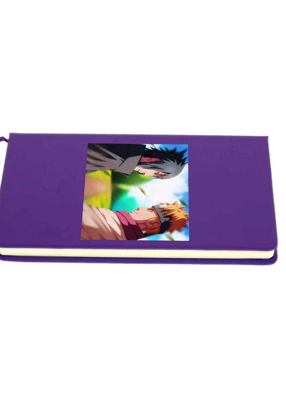 Блокнот А5 Наруто (Naruto) Фиолетовый (92228-3088-PU) MobiPrint (257321818)