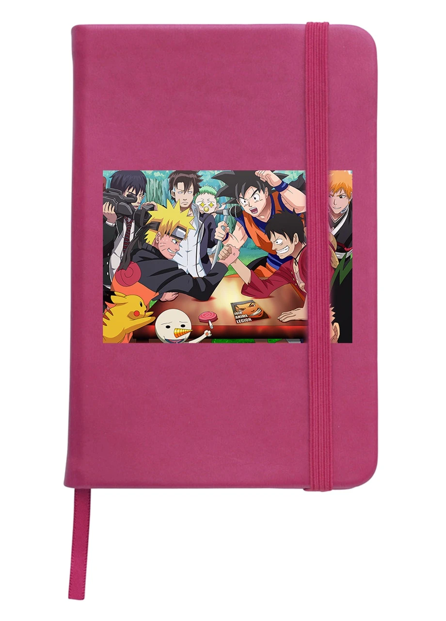 Блокнот А5 Аниме (Anime) Малиновый (92228-3099-FU) MobiPrint (257326666)