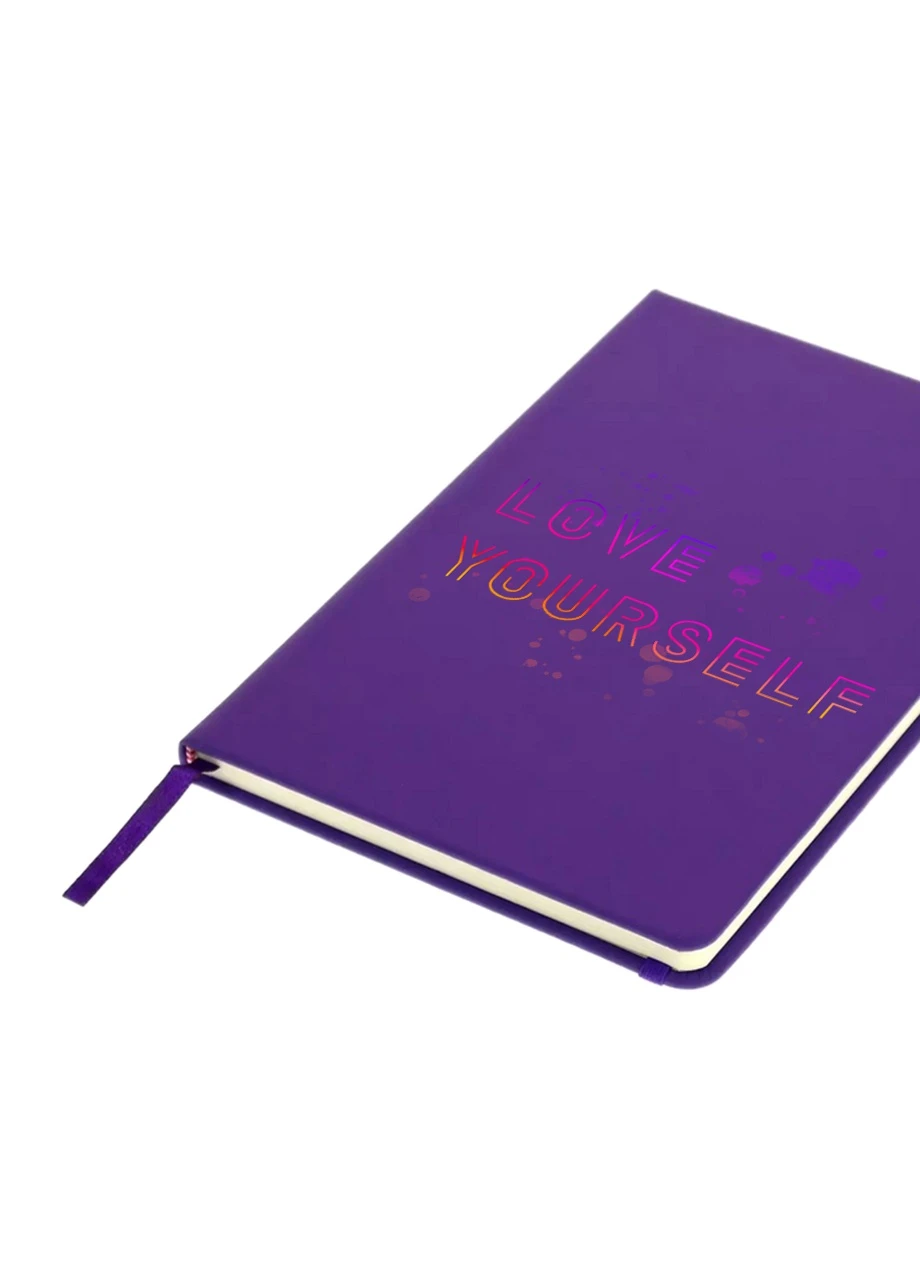 Блокнот А5 БТС Love yourself (BTS) Фіолетовий (92228-3276-PU) MobiPrint (257326313)