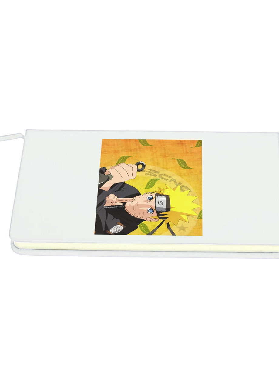 Блокнот А5 Наруто Узумакі (Naruto Uzumaki) Білий (92228-3092-WT) MobiPrint (257325817)