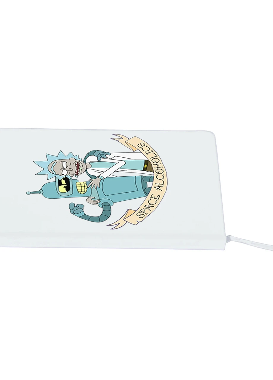 Блокнот А5 Рік Санчез Рік та Морті (Rick Sanchez Rick and Morty) Білий (92228-2943-WT) MobiPrint (257321774)