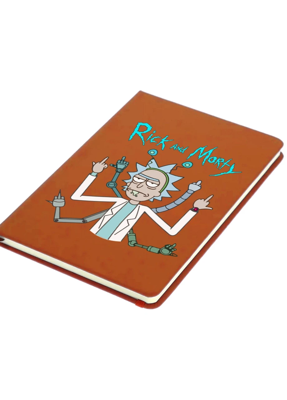 Блокнот А5 Рік Санчез Рік та Морті (Rick Sanchez Rick and Morty) Помаранчевий (92228-2948-OG) MobiPrint (257324934)