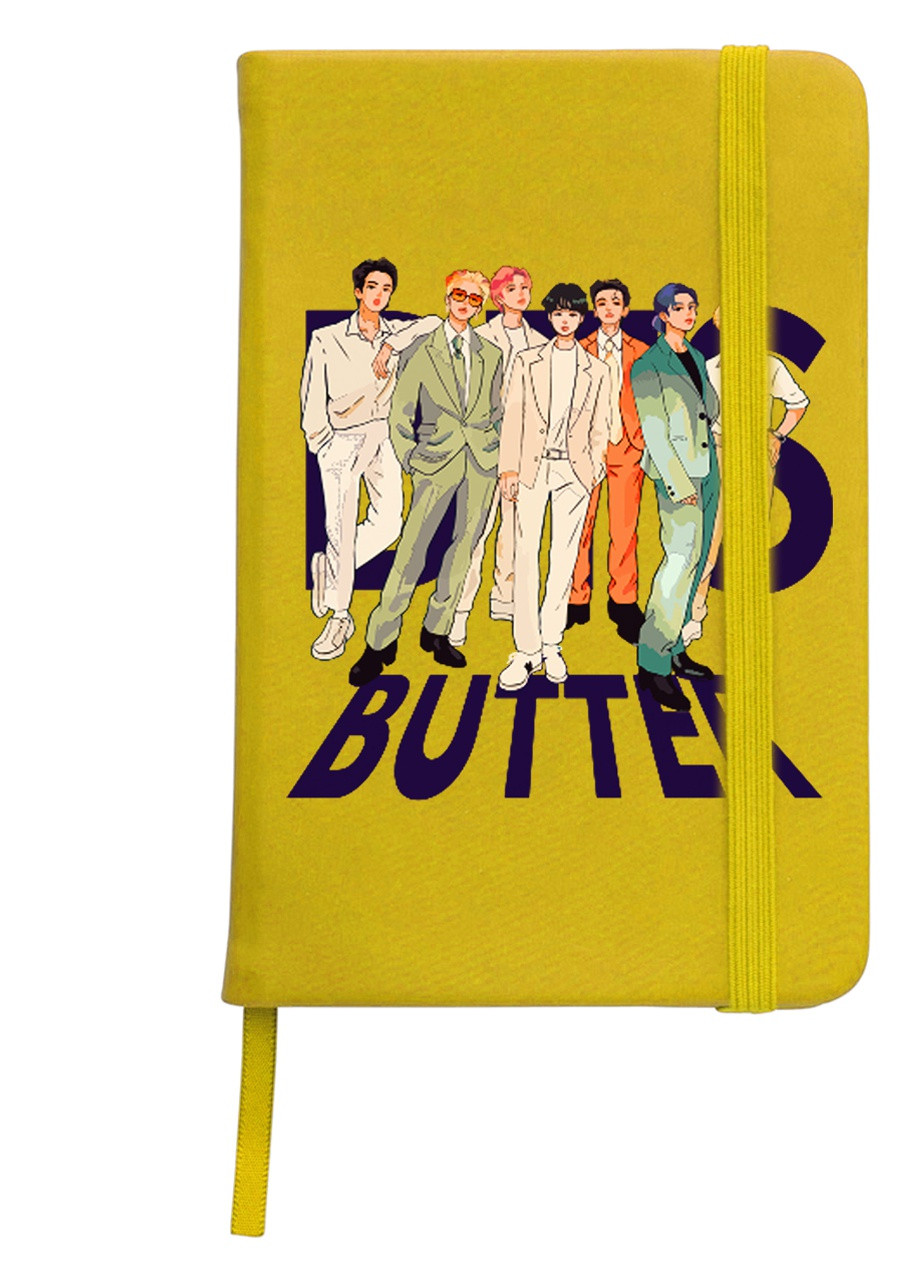 Блокнот А5 БТС (BTS) Жовтий (92228-3271-SY) MobiPrint (257324932)