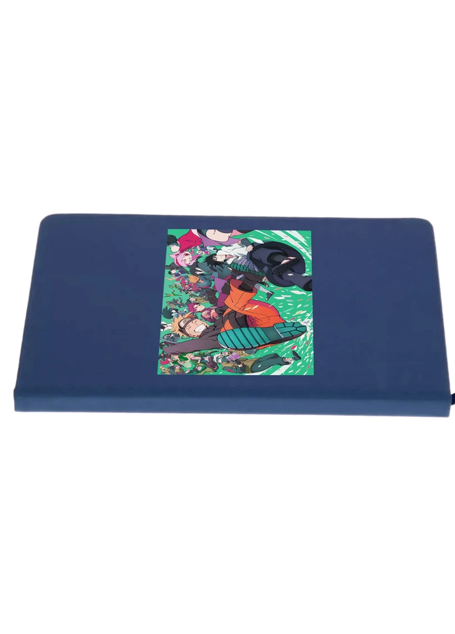 Блокнот А5 Наруто (Naruto) Темно-синий (92228-3091-NB) MobiPrint (257328440)