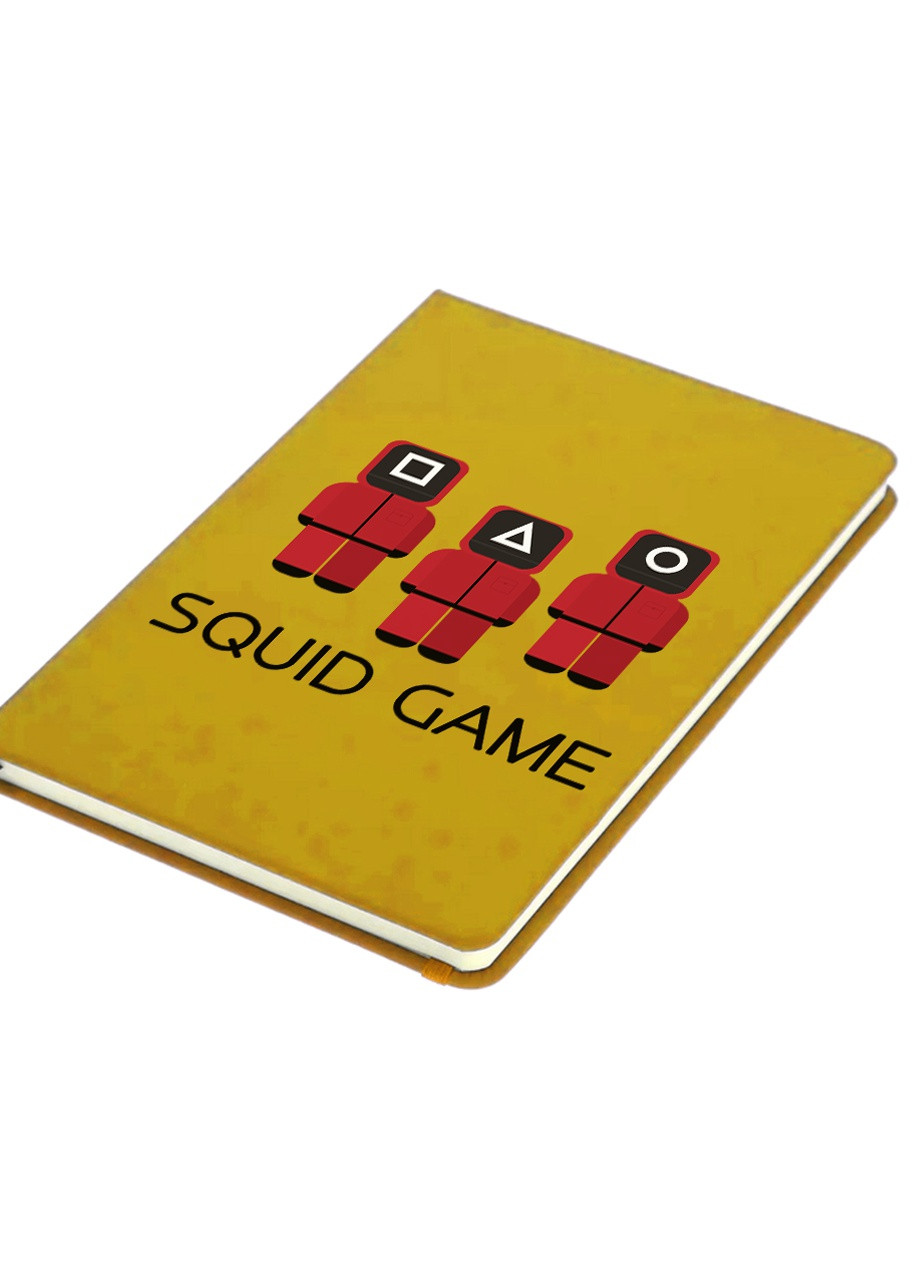 Блокнот А5 Солдати Гра в кальмара (Squid Game) Жовтий (92228-3364-SY) MobiPrint (257326318)