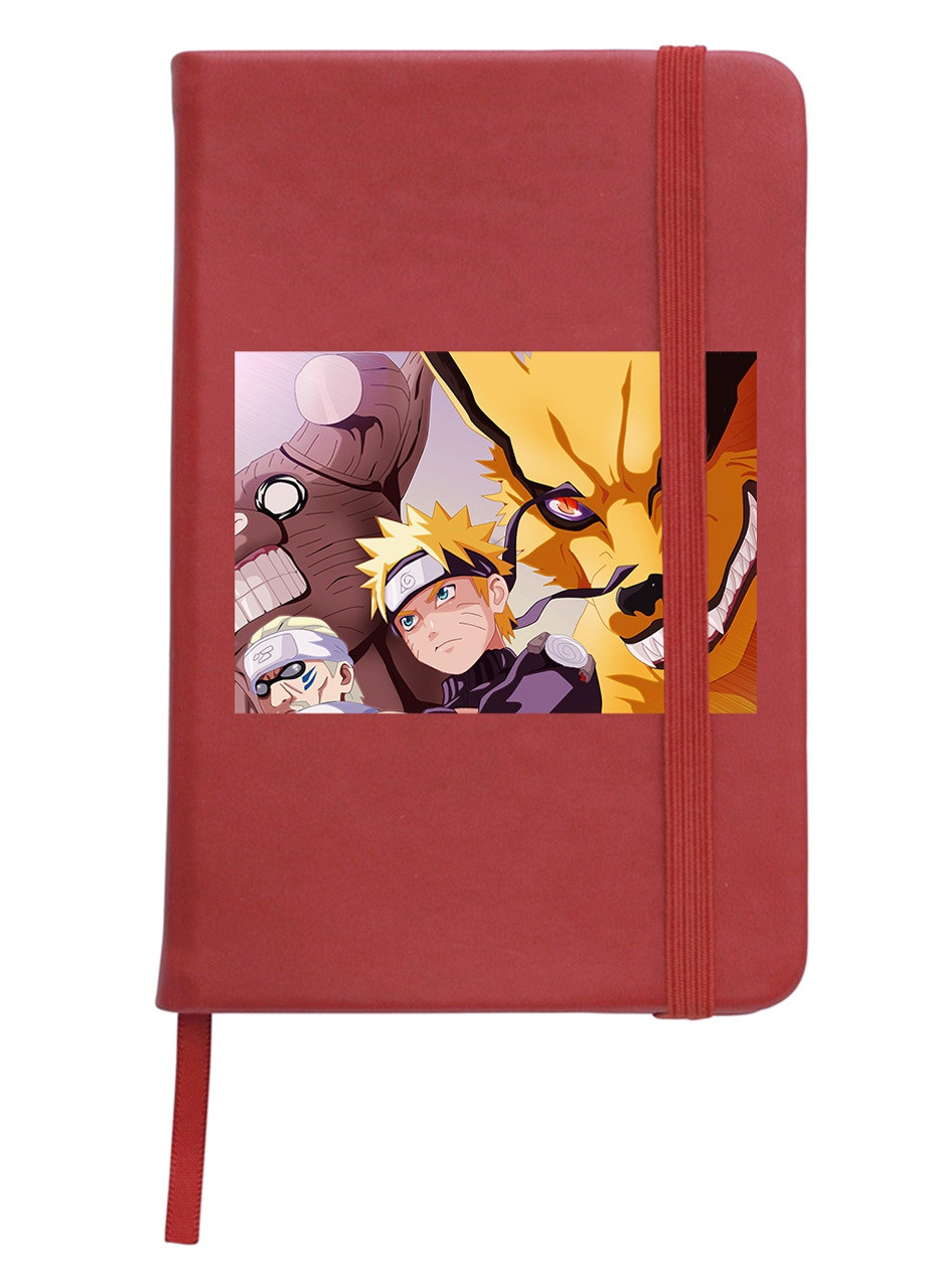 Блокнот А5 Наруто (Naruto) Червоний (92228-3095-RD) MobiPrint (257328179)