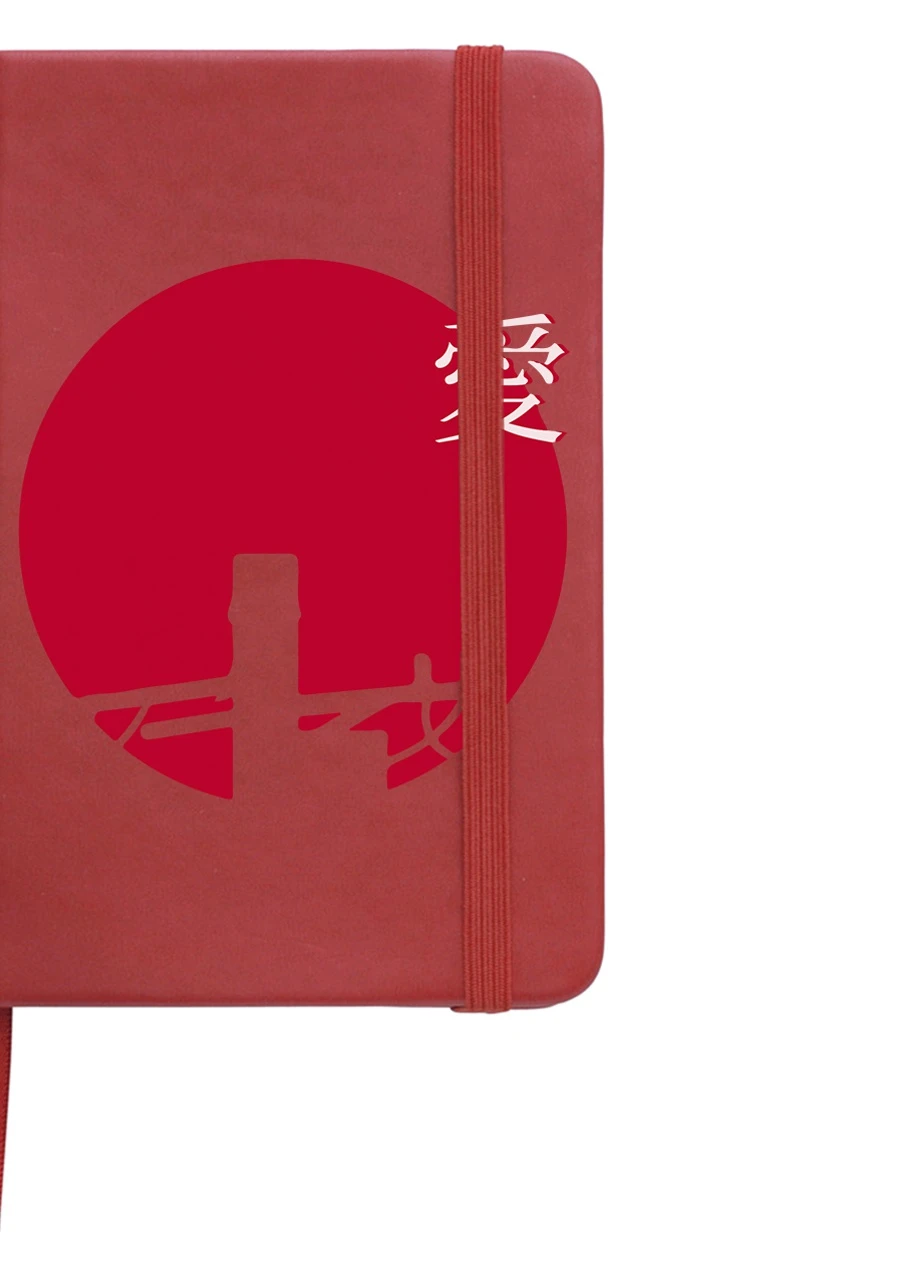 Блокнот А5 Японія (Japan art Minimalism) Червоний (92228-3333-RD) MobiPrint (257328867)