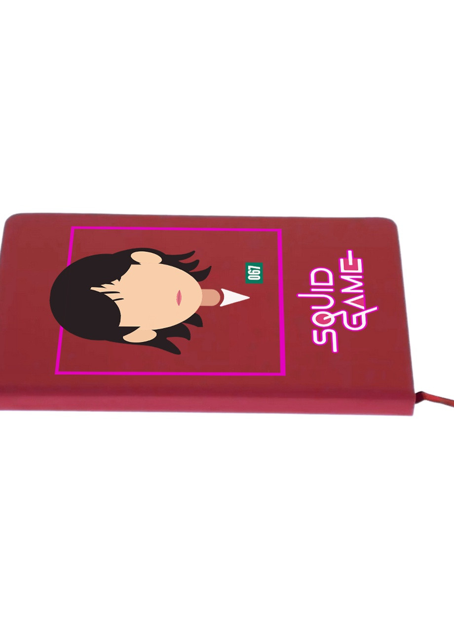 Блокнот А5 Чонхойон–Кан Сае-беок Игра в кальмара (Squid Game) Красный (92228-3355-RD) MobiPrint (257322512)