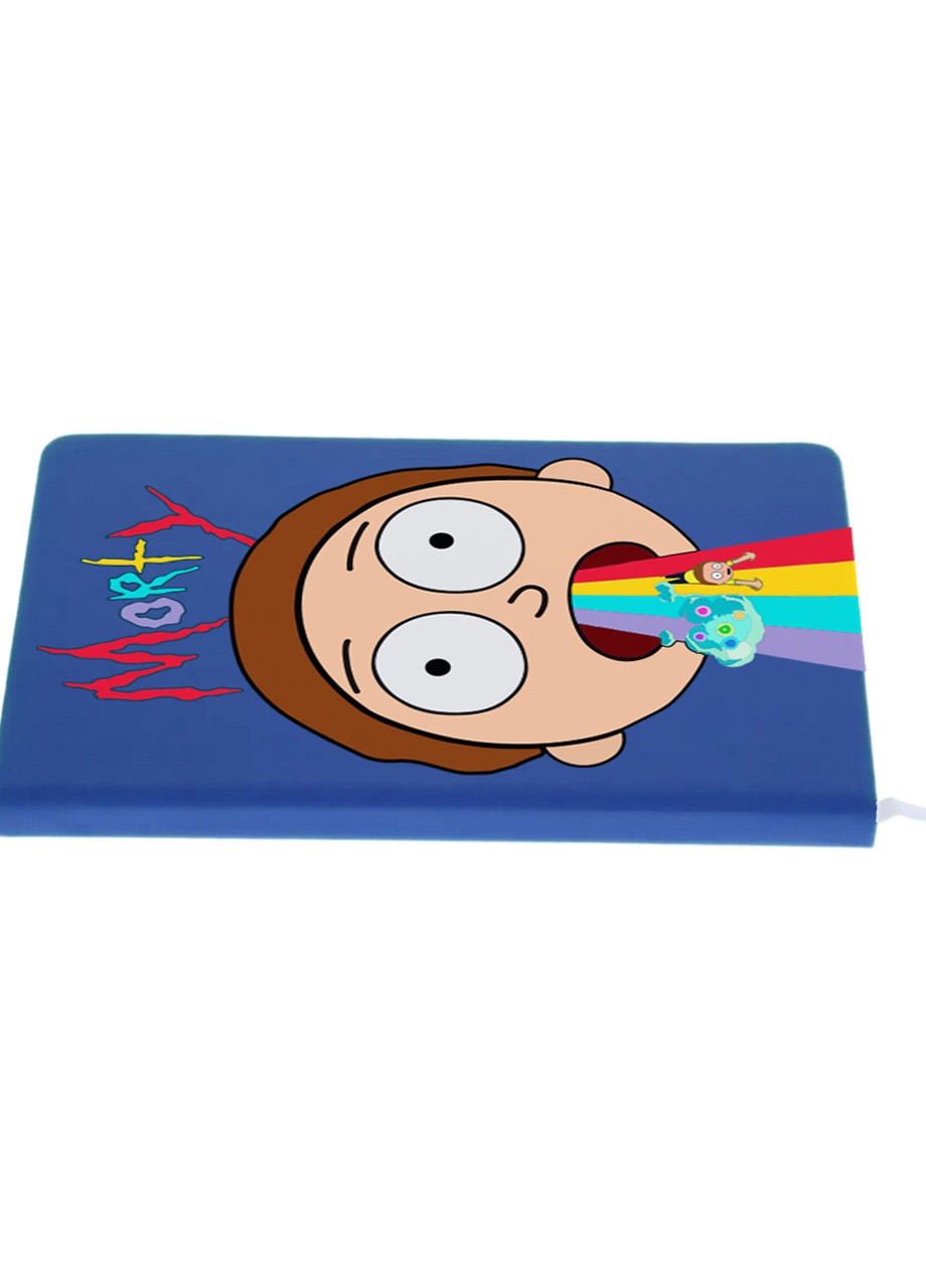 Блокнот А5 Рік Санчез та Морті Сміт Рік та Морті (Rick and Morty) Світло-блакитний (92228-2946-SK) MobiPrint (257328339)