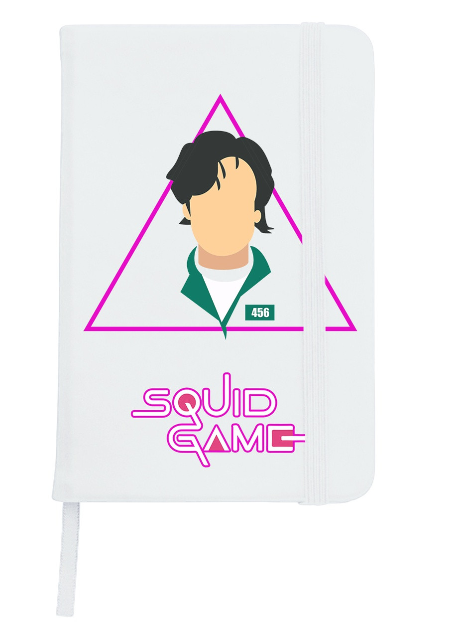 Блокнот А5 Ли Чжунг-Чжае эс Сонг ги–хун Игра в кальмара (Squid Game) Белый (92228-3356-WT) MobiPrint (257328722)