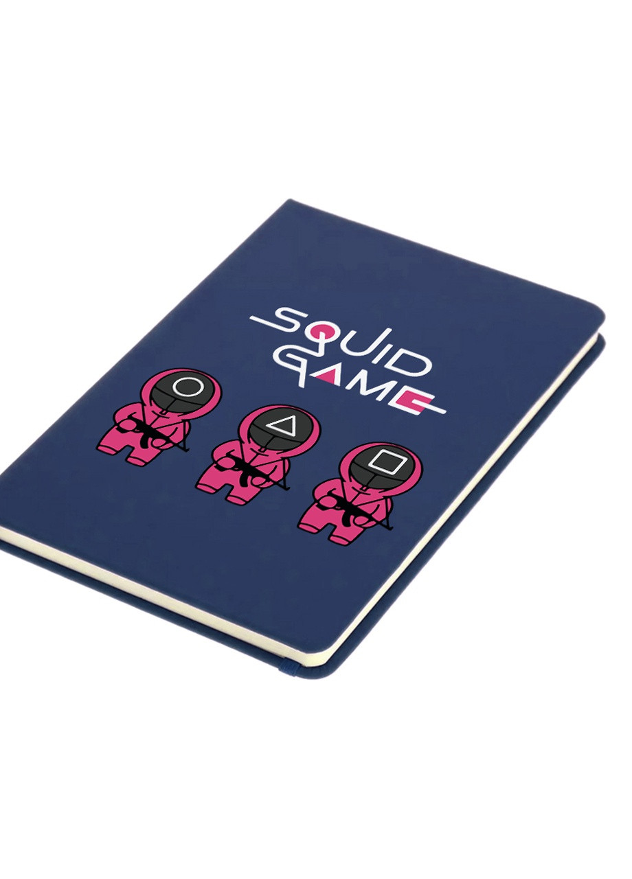 Блокнот А5 Гра в кальмара (Squid Game) Темно-синій (92228-3376-NB) MobiPrint (257324754)