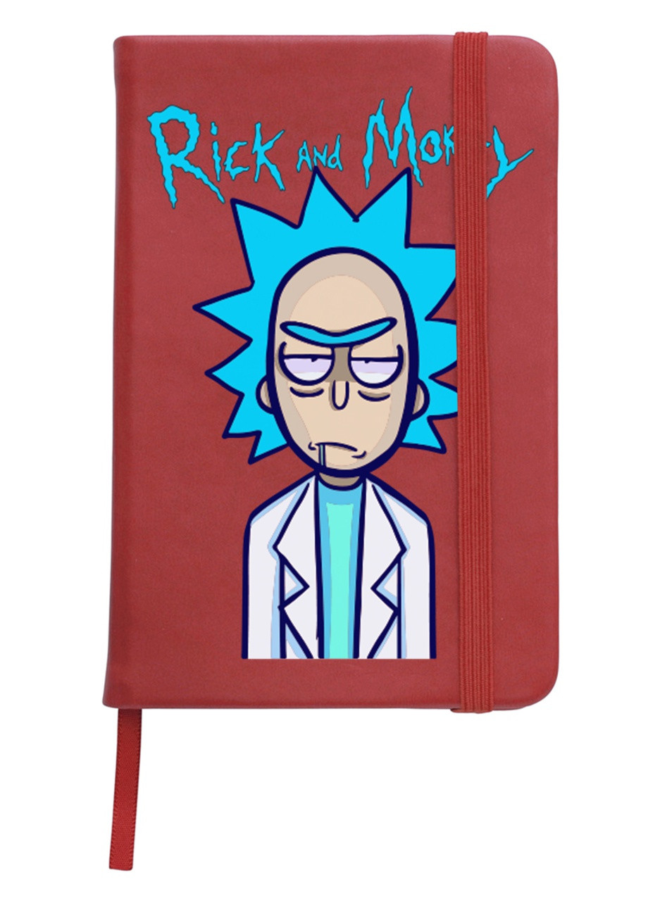 Блокнот А5 Рик Санчез и Морти Смит Рик и Морти (Rick and Morty) Красный (92228-2938-RD) MobiPrint (257326454)