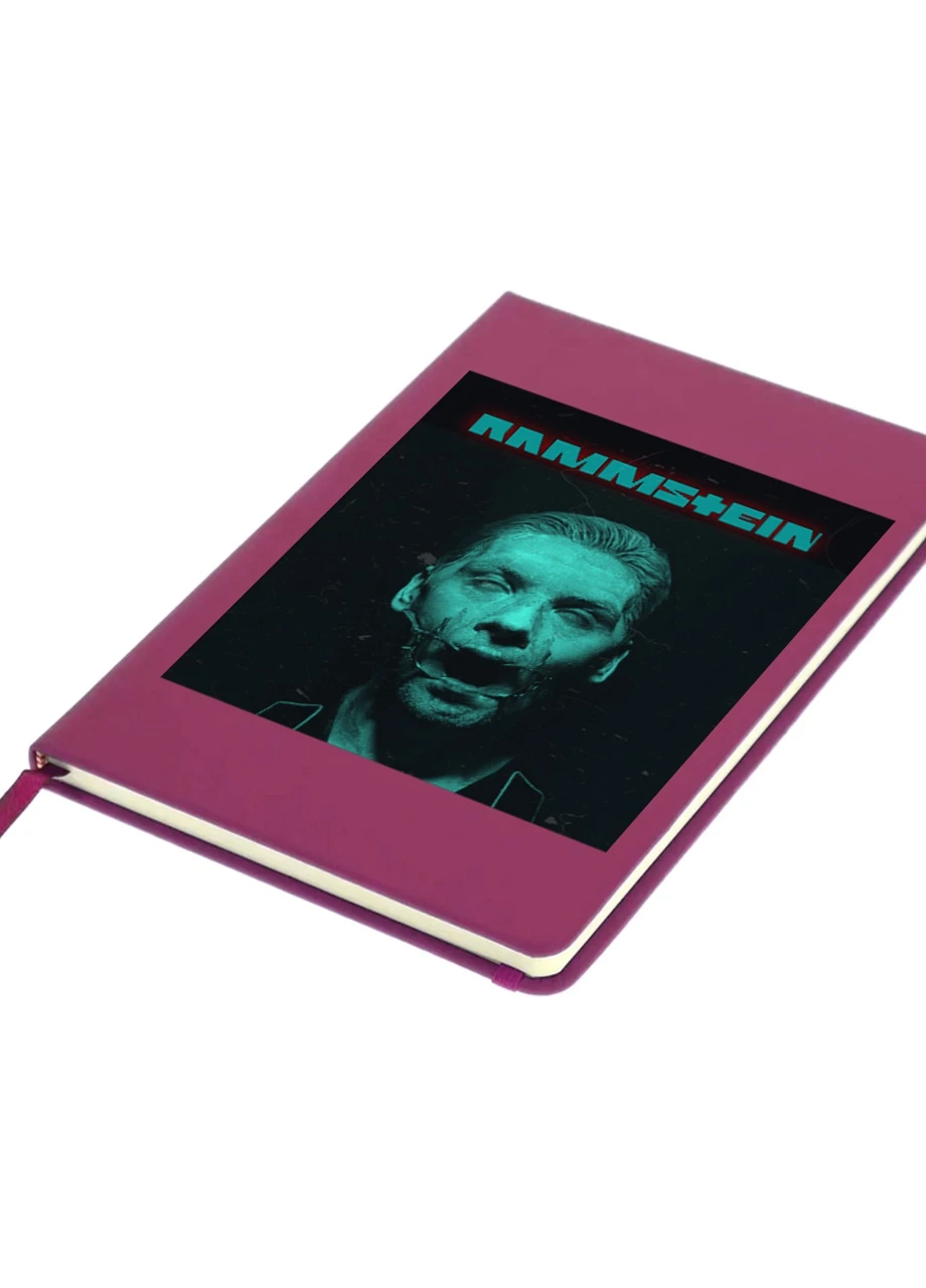 Блокнот А5 Рамштайн (Rammstein) Малиновый (92228-2974-FU) MobiPrint (257321432)