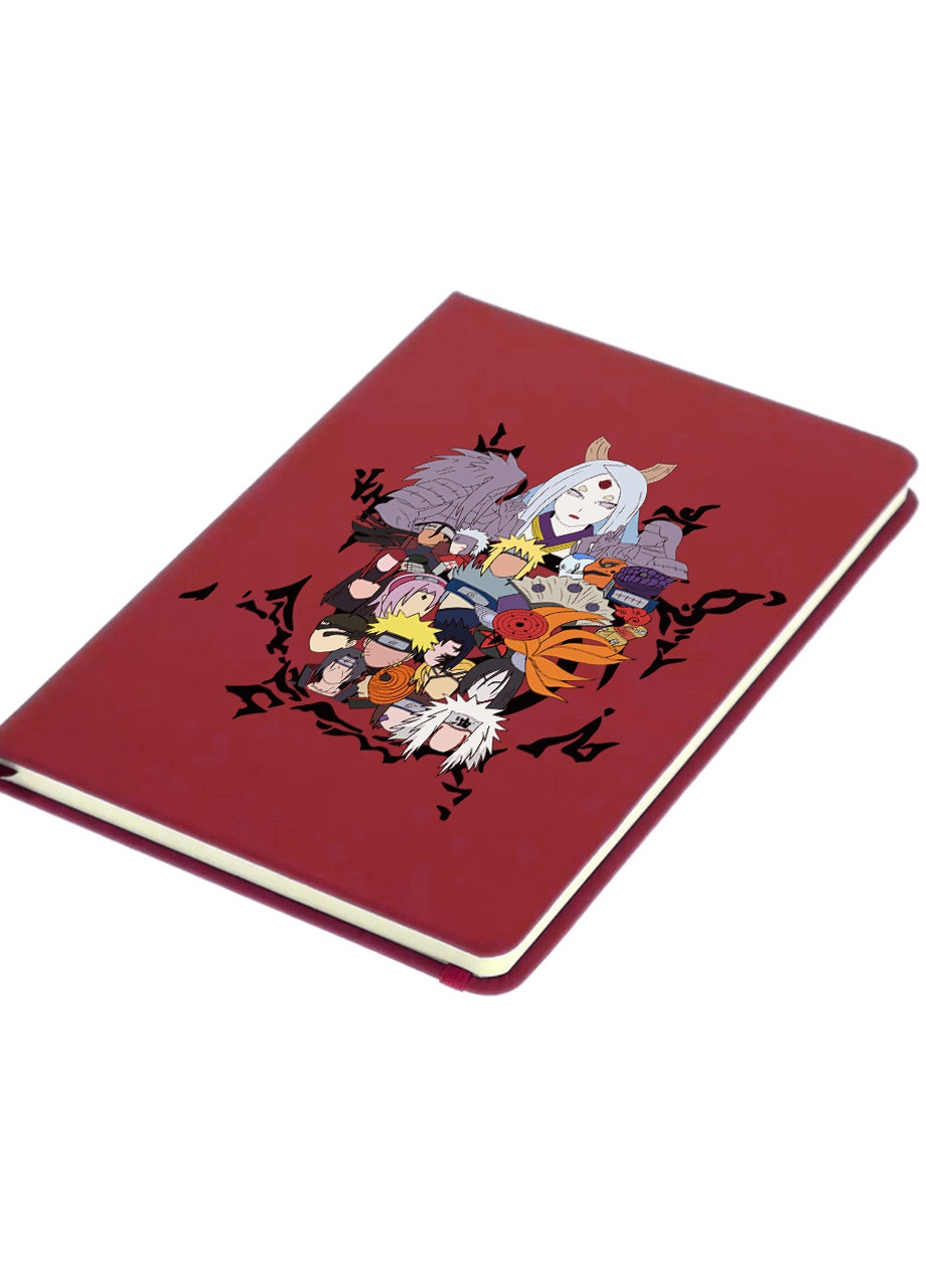 Блокнот А5 Наруто (Naruto) Червоний (92228-3334-RD) MobiPrint (257326974)