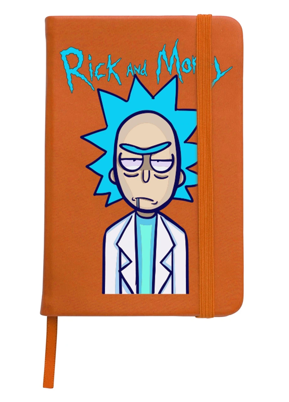 Блокнот А5 Рик Санчез и Морти Смит Рик и Морти (Rick and Morty) Оранжевый (92228-2938-OG) MobiPrint (257325726)