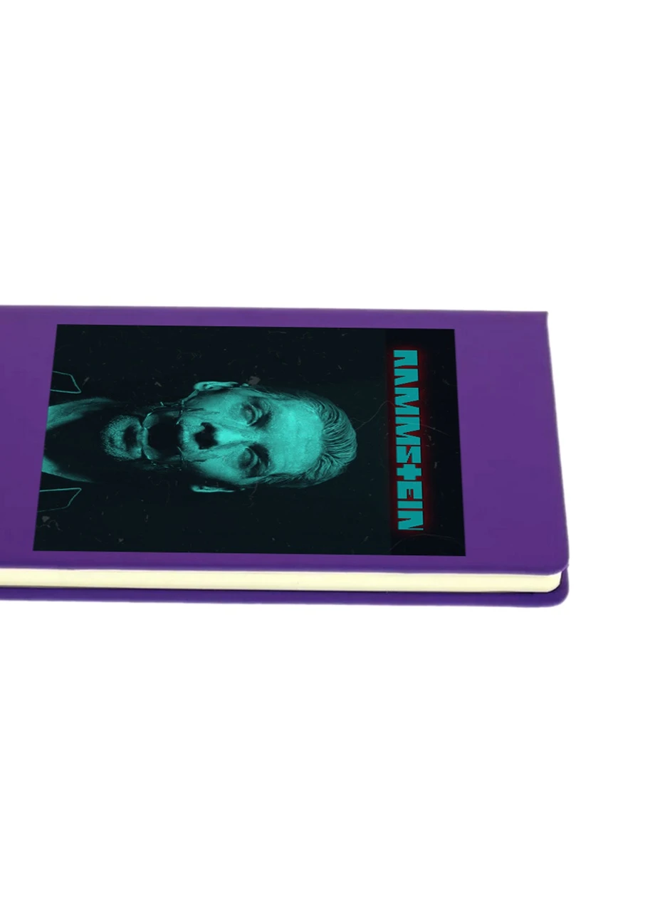 Блокнот А5 Рамштайн (Rammstein) Фіолетовий (92228-2974-PU) MobiPrint (257322647)