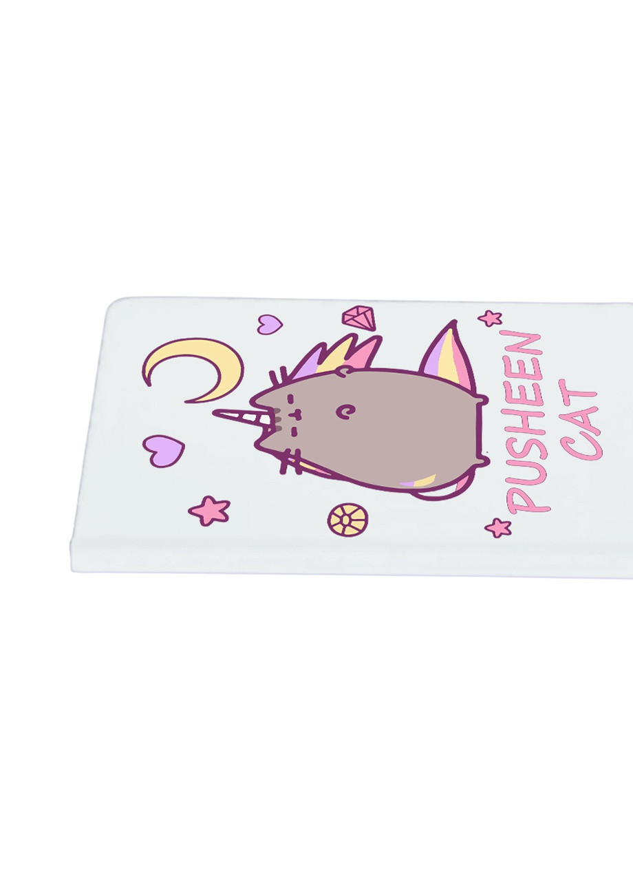 Блокнот А5 Кіт Пушин (Pusheen Cat) Білий (92228-3350-WT) MobiPrint (257328717)