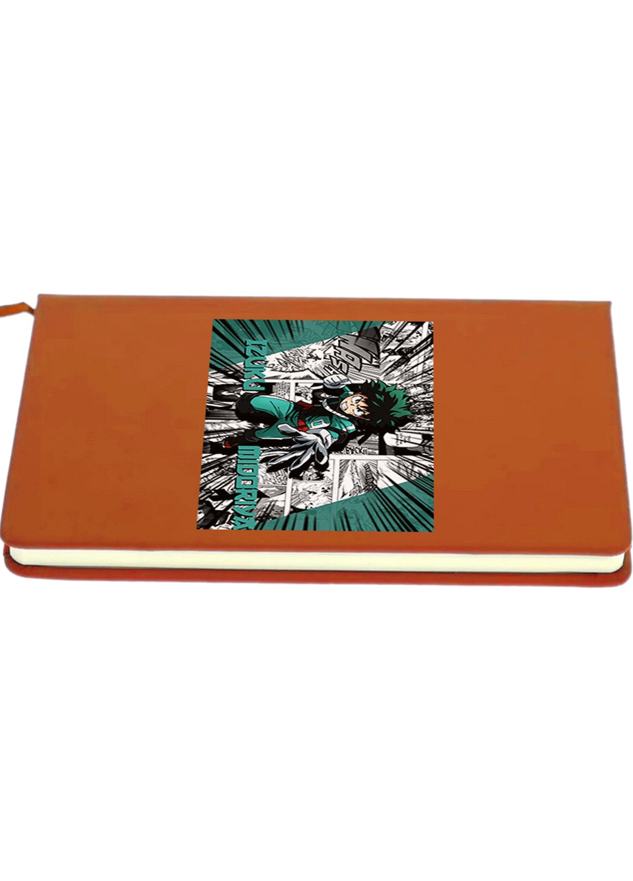 Блокнот А5 Изуку Мидория, Моя геройская академия (Midoriya Izuku, My Hero Academia) Оранжевый (92228-3073-OG) MobiPrint (257322214)