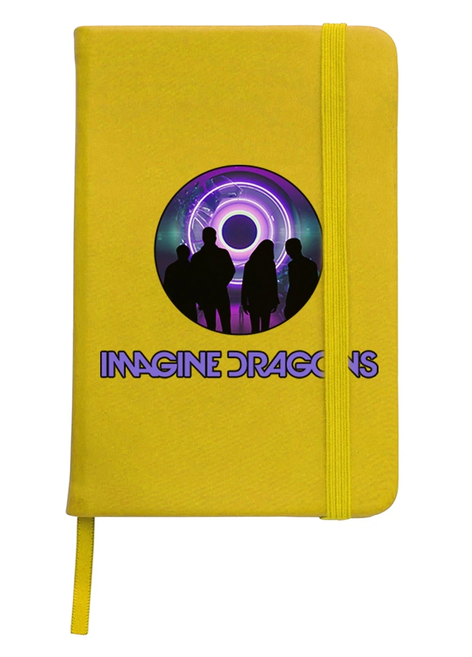 Блокнот А5 Імеджин Драгонс (Imagine Dragons) Жовтий (92228-2979-SY) MobiPrint (257328642)
