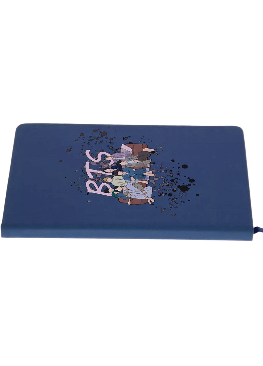Блокнот А5 БТС (BTS) Темно-синій (92228-3256-NB) MobiPrint (257325456)