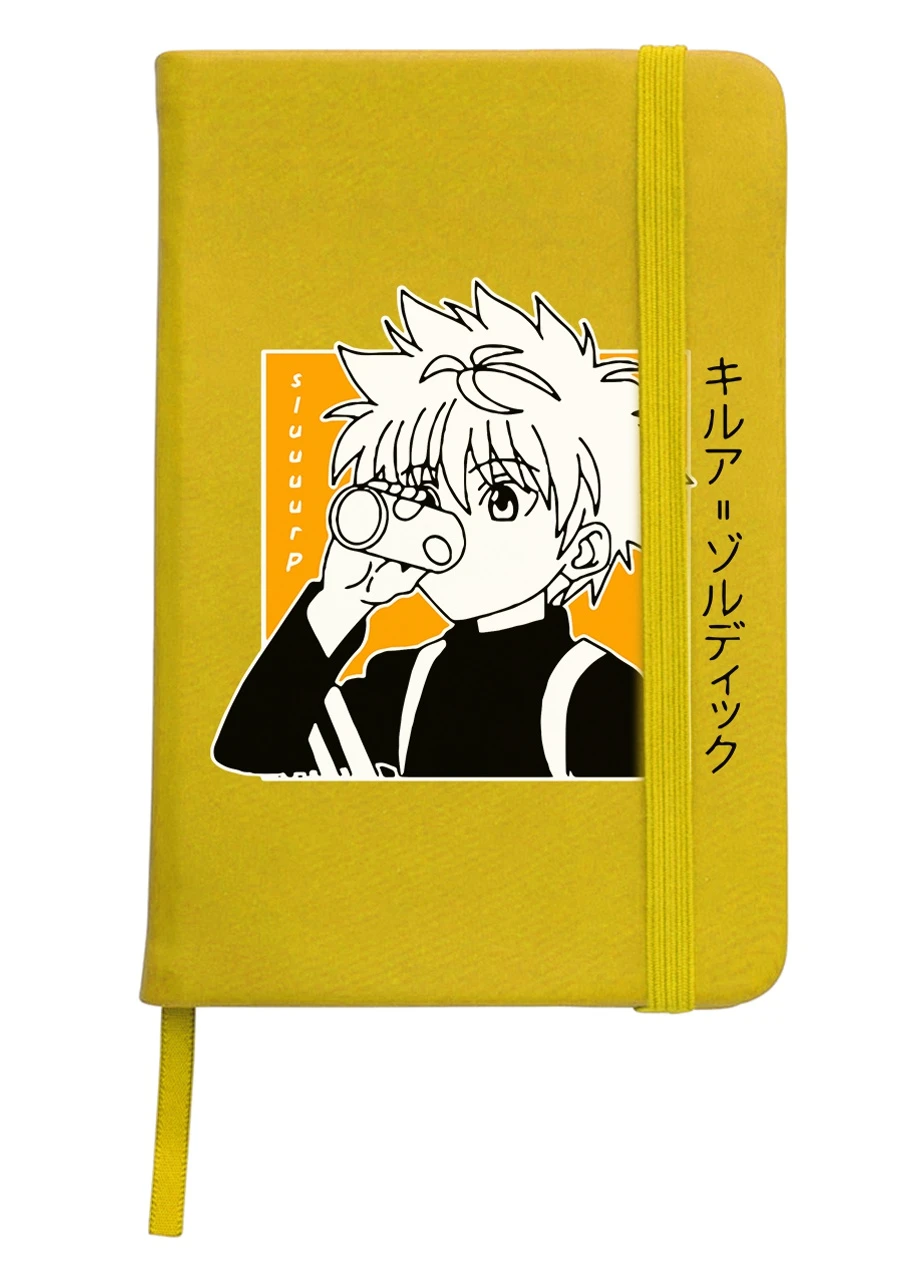 Блокнот А5 Кіллуа Золдік (Killua Zoldyck Hunter X Hunter) Жовтий (92228-3341-SY) MobiPrint (257326118)