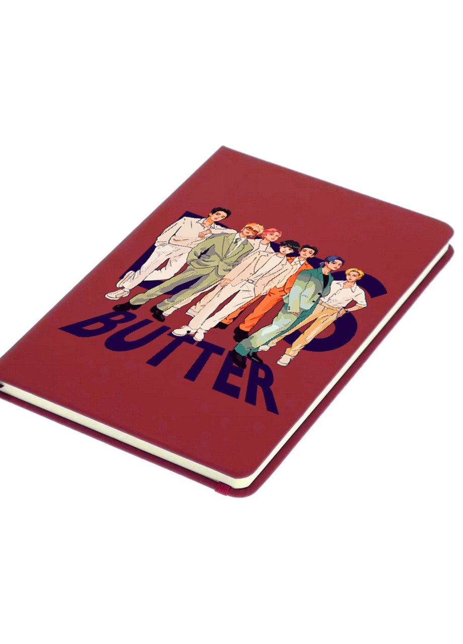 Блокнот А5 БТС (BTS) Червоний (92228-3271-RD) MobiPrint (257327546)