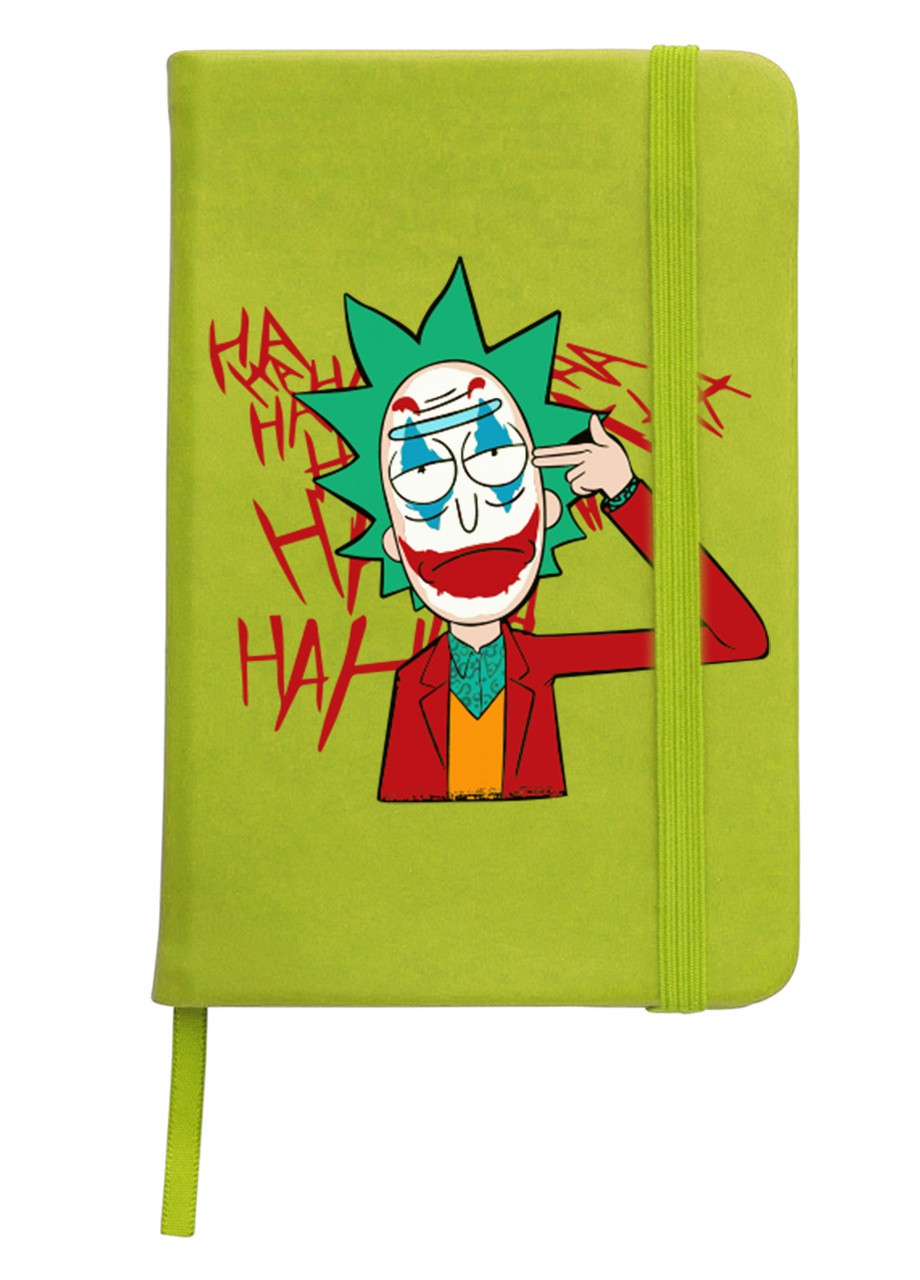 Блокнот А5 Рік Санчез Рік та Морті (Rick Sanchez Rick and Morty) Салатовий (92228-2932-LM) MobiPrint (257325285)