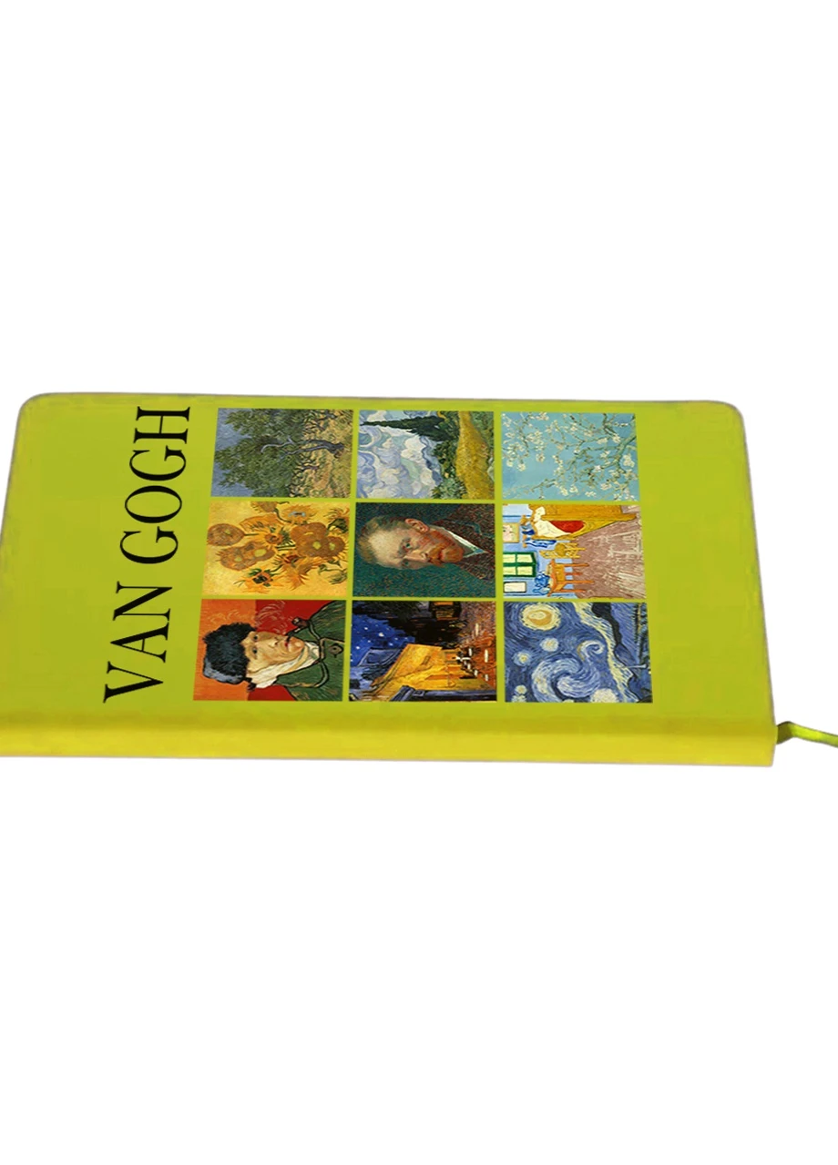 Блокнот А5 Винсент Ван Гог Картины (Vincent van Gogh) Салатовый (92228-2960-LM) MobiPrint (257324914)
